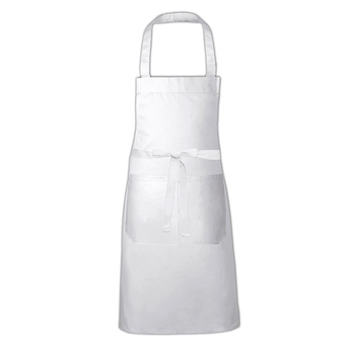Fartuch Kuchenny Dekatyzowany Poliester Bawelna X967 - White