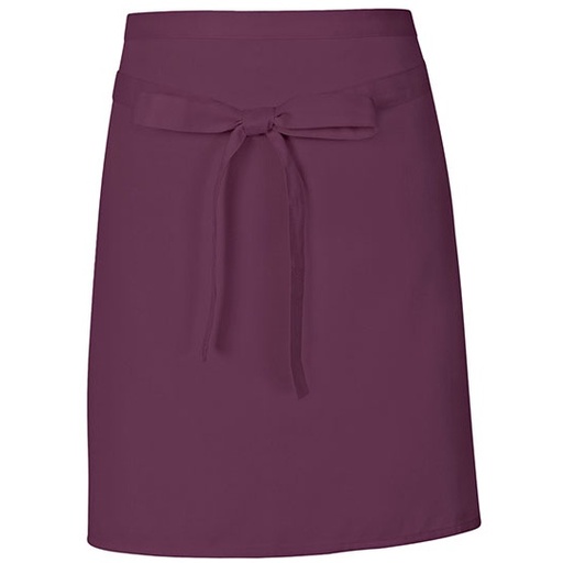 Fartuch kuchenny diagonalny X984 - Aubergine (ca. Pantone 5115)