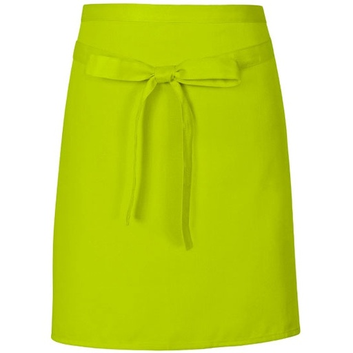 Fartuch kuchenny diagonalny X984 - Lime (ca. Pantone 382)