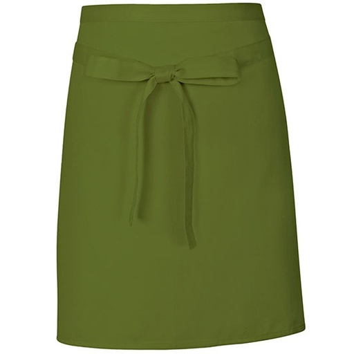 Fartuch kuchenny diagonalny X984 - Olive (ca. Pantone 378)