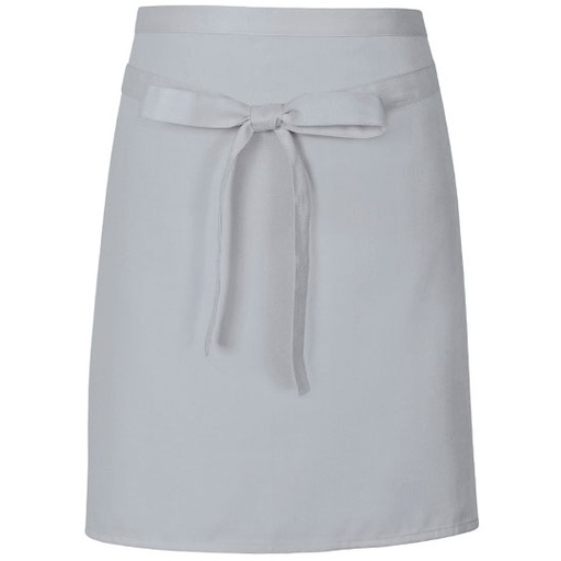 Fartuch kuchenny diagonalny X984 - Pale Grey (Silver) (ca. Pantone 428)