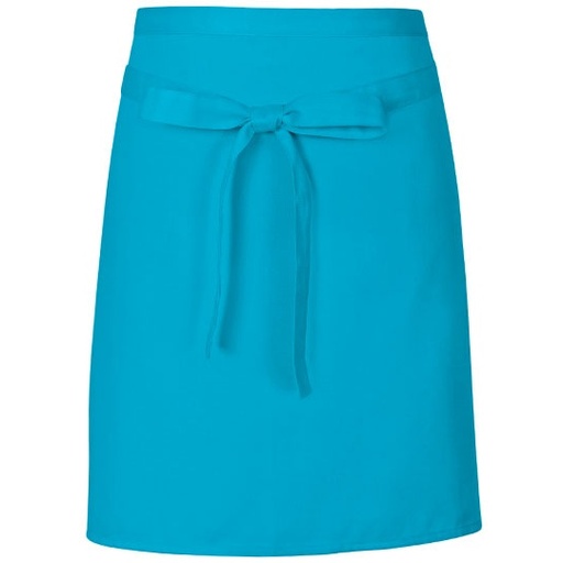 [X984-1000191919] Fartuch Diagonalny Dekatyzowany X984 - Turquoise (ca. Pantone 312)
