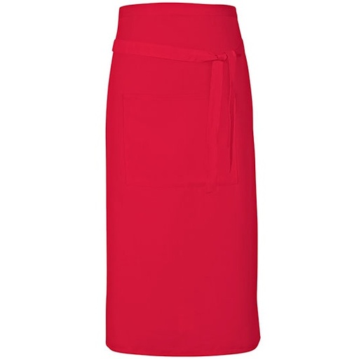 Fartuch Diagonalny Dekatyzowany X985 - Strawberry Red (ca. Pantone 186)