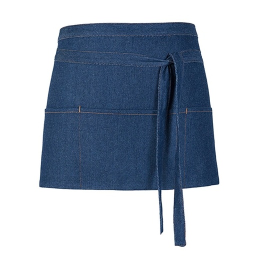 Fartuch Jeansowy Dekatyzowany X991 - Denim Blue