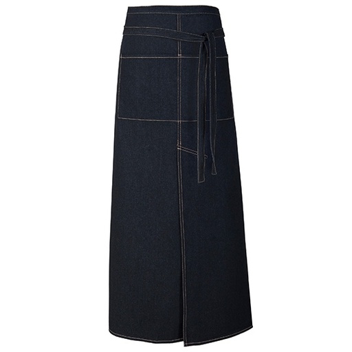 Fartuch Dlugi Jeansowy Dekatyzowany X992 - Black