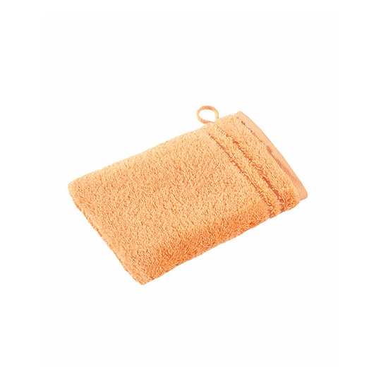 Rękawica kąpielowa z bordiurą - Apricot