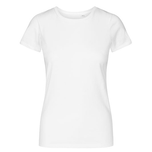 T-shirt Damski Slim Bawełniany XO1505 - White