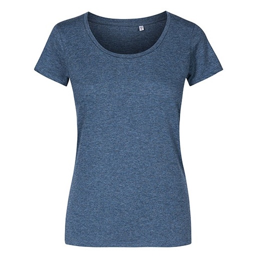 T-shirt Damski Slim Bawełniany XO1545 - Heather Navy