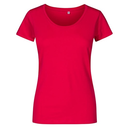 T-shirt Damski Slim Bawełniany XO1545 - Bright Rose