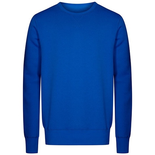 Sweter Meski Bawelniany Szczotkowany XO1699 - Azur Blue