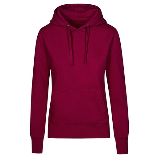 Bluza Damska z Kapturem Molton XO1781 - Berry