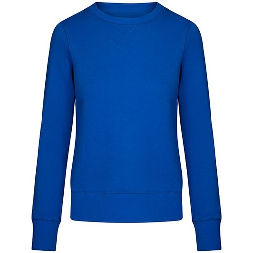 Sweter Damski Slim Bawełniany Szczotkowany XO1790 - Azur Blue