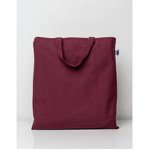 Torba Standardowa Bawelniana Fairtrade XT500N - Burgundy (ca. Pantone 209 C)