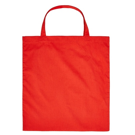 Bawełniana torba z krótkimi uchwytami XT902 - Red (ca. Pantone 186C)