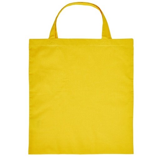 Bawełniana torba z krótkimi uchwytami XT902 - Yellow (ca. Pantone 123C)