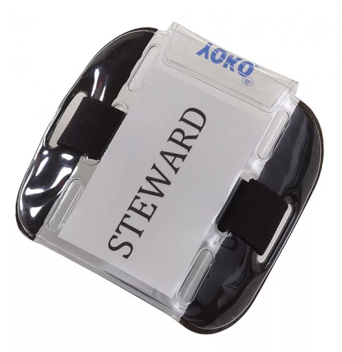 Opaska ID z kieszenią YK003 - Black