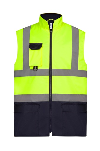Kamizelka YK005 - Hi-Vis Yellow & Navy