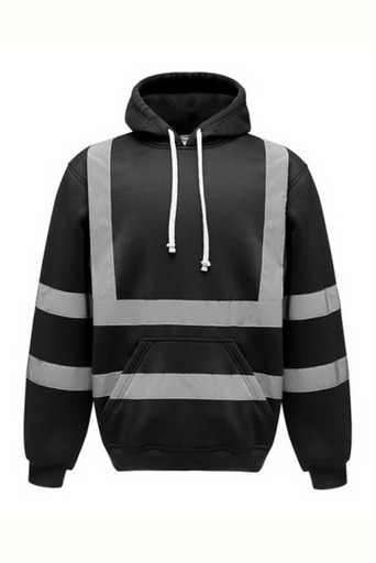 Bluza Meska Ostrzegawcza Poliestrowa YK05 - Black
