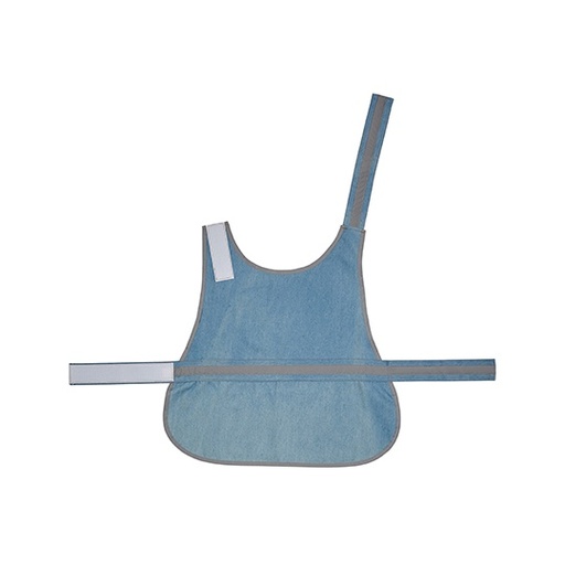 Kamizelka odblaskowa z regulacją YK15 - Washed Denim