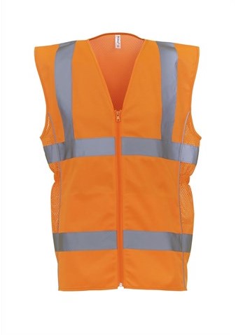 Kamizelka Damska Odblaskowa Oddychająca YK180 - Hi-Vis Orange
