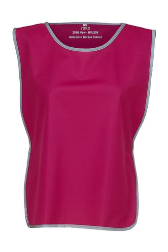 Fartuch odblaskowy YK259 - Raspberry