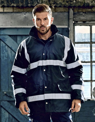 Kurtka Klasyczna Ocieplana Wodoszczelna YK301 - Navy