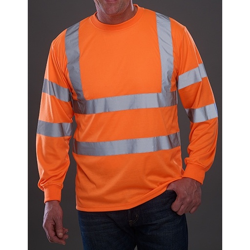 Odblaskowa koszulka z długim rękawem YK420 - Hi-Vis Orange