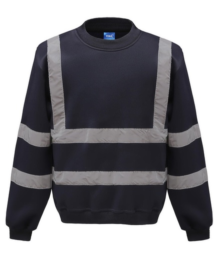 Bluza Klasyczna Ostrzegawcza Poliestrowa YK510 - Navy