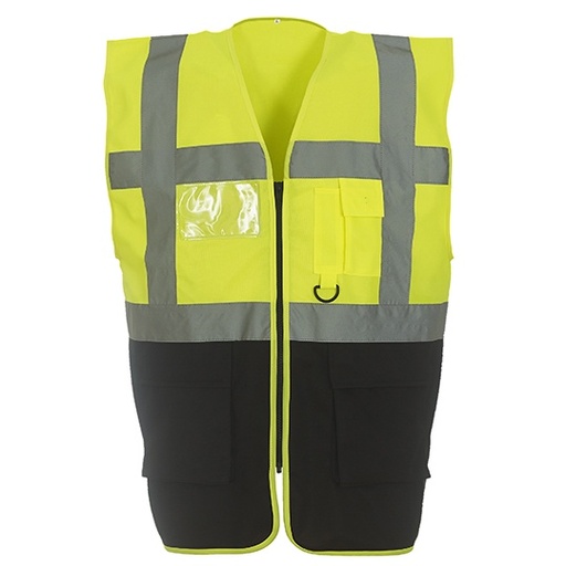 Kamizelka robocza YK801 - Hi-Vis Yellow & Black