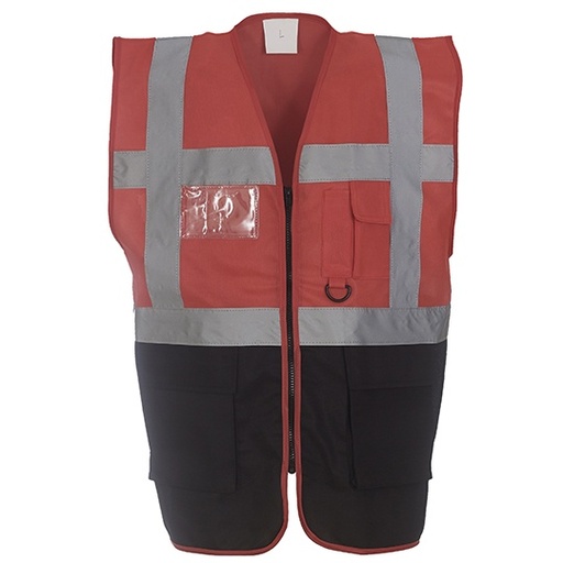 Kamizelka robocza YK801 - Red & Black