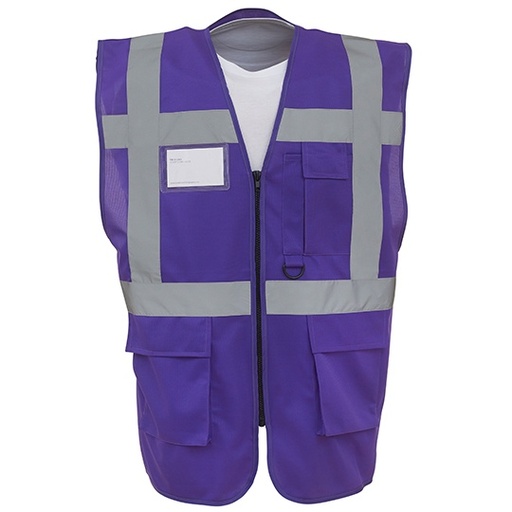 Kamizelka Robocza Odblaskowa YK801 - Purple
