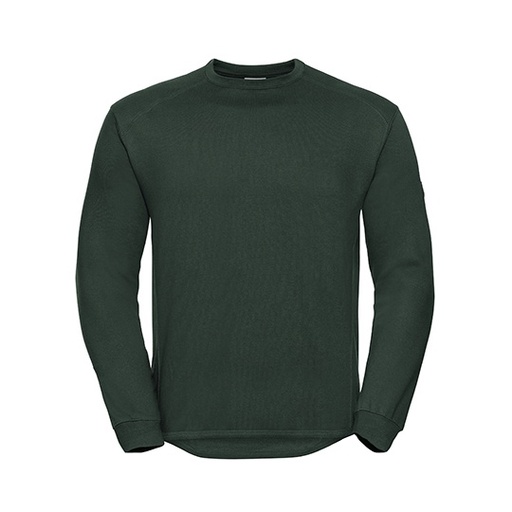Bluza Klasyczna Czesana Bawelna Plamoodporna Z013 - Bottle Green