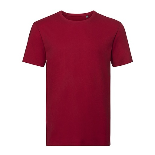 T-shirt Męski Slim Bawełna Organiczna Z108M - Classic Red