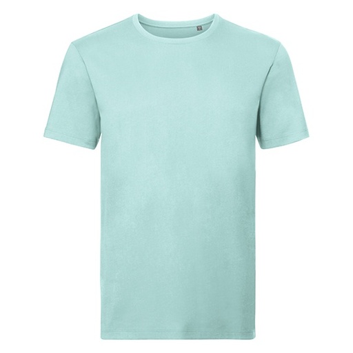 T-shirt męski slim Z108M - Aqua