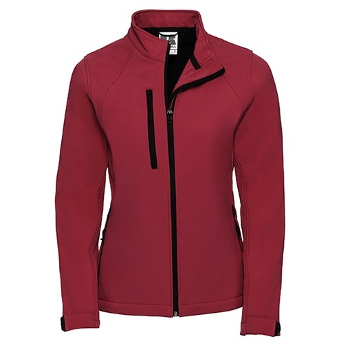 Kurtka Damska Softshell Slim Wodoodporna Z140F - Classic Red