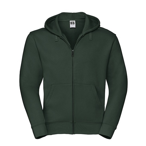 Bluza Slim Czesana Bawełna z Kapturem Z266 - Bottle Green
