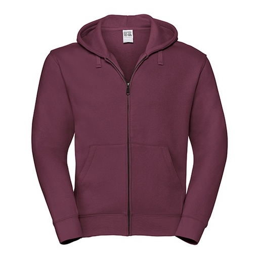 Bluza Slim Czesana Bawełna z Kapturem Z266 - Burgundy