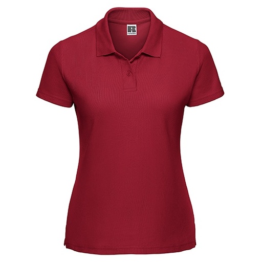 Koszulka Polo Damska Klasyczna Pika Bawełna Poliester Z539F - Classic Red