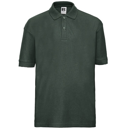 Koszulka Polo Dziecieca Klasyczna Pika Poliester Bawelna Z539K - Bottle Green