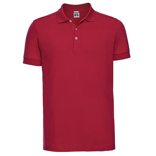 Męskie Polo Slim Z566 - Classic Red