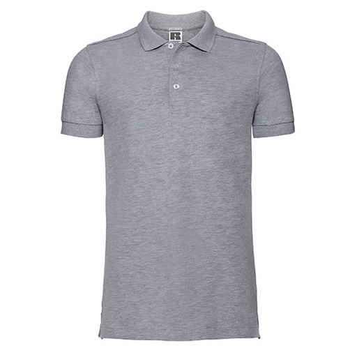 Męskie Polo Slim Z566 - Light Oxford (Heather)