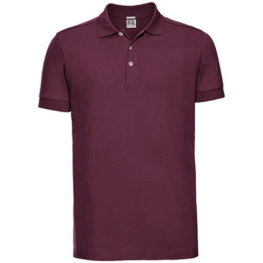 Męskie Polo Slim Z566 - Burgundy