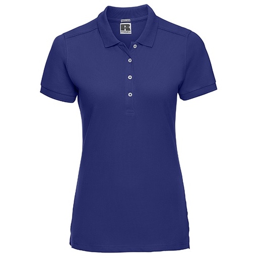 Damskie polo slim Z566F - Bright Royal