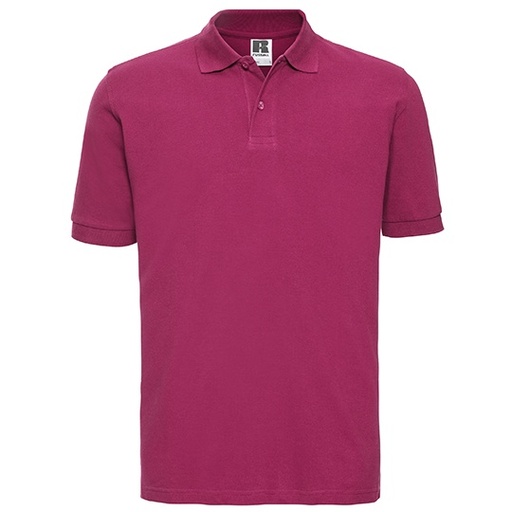 Klasyczna męska koszulka polo Z569 - Fuchsia