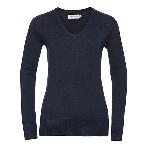 Damski sweter V-neck Z710F - French Navy
