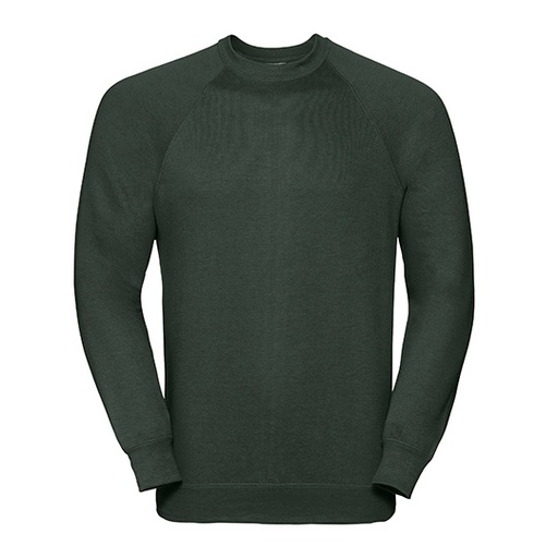 Bluza Klasyczna Czesana Bawelna SpotShield Z762 - Bottle Green
