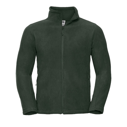 Bluza Meska Klasyczna Polarowa na Zamek Z8700 - Bottle Green