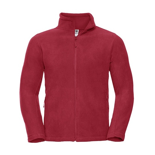 Bluza Meska Klasyczna Polarowa na Zamek Z8700 - Classic Red