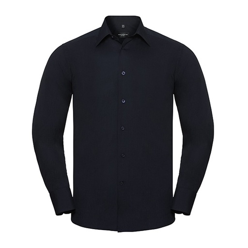 Koszula Meska Slim Popelina Latwa w Pielegnacji Z924 - French Navy