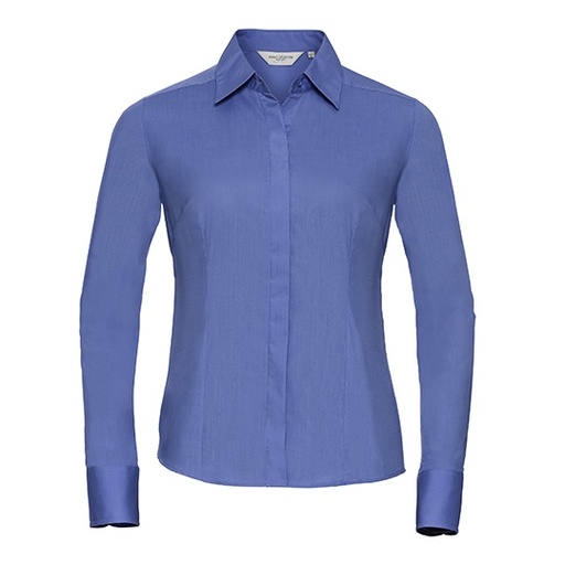 Koszula Damska Slim Popelina Z924F - Corporate Blue
